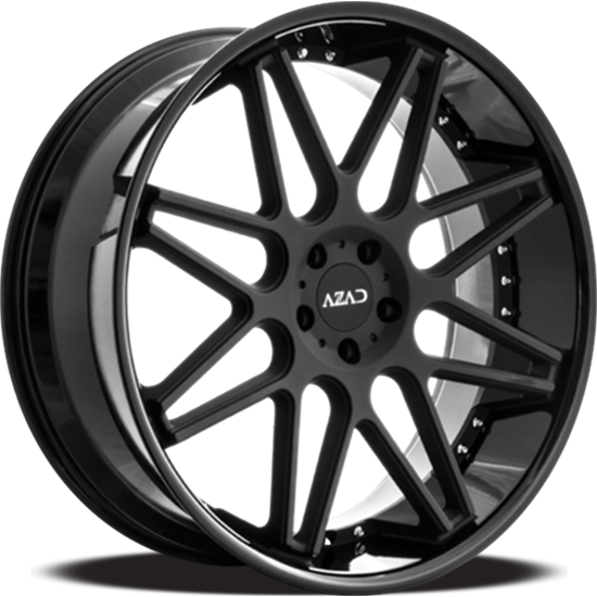 Azad AZ77 Matte Black W/ Gloss Black Lip