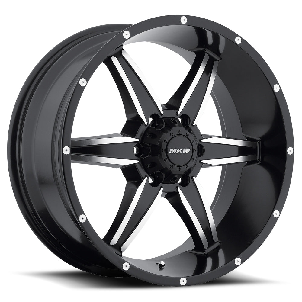 MKW Offroad  M89 Satin Black Machined