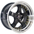 MST MT07 Black w/ Machined Lip Gold Rivets