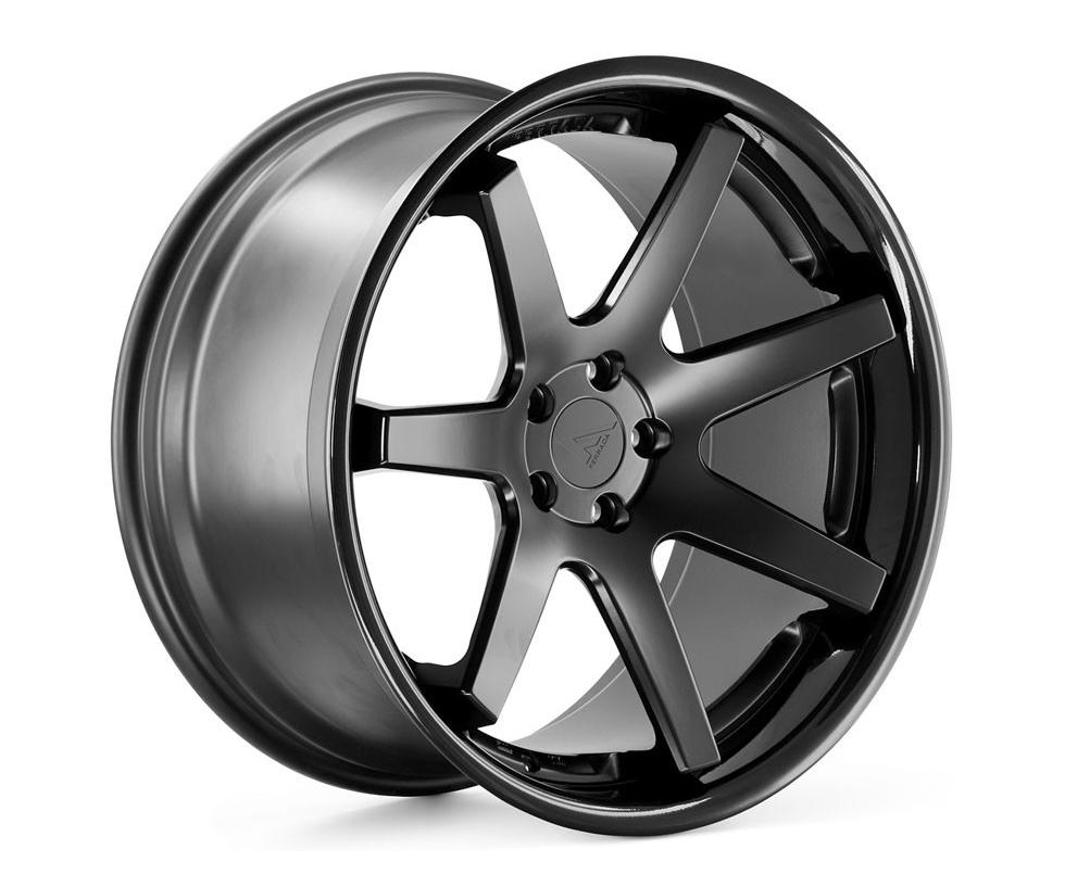Ferrada FR1 Matte Black w/ Gloss Black Lip