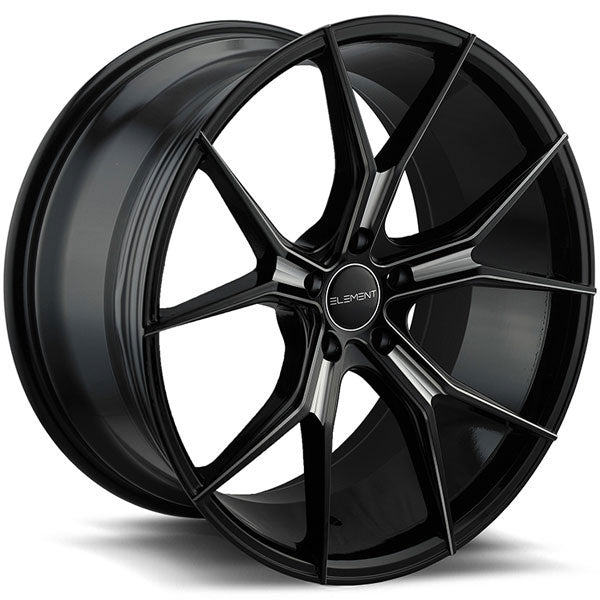 Element EL1225 Black w/ Milled Spokes