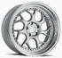 Aodhan DS01 Silver w/ Machined Lip (Chrome Rivets)
