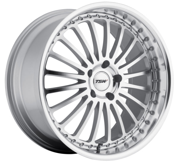 TSW Silverstone Silver W/Mirror Cut Face & Lip