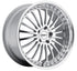 TSW Silverstone Silver W/Mirror Cut Face & Lip