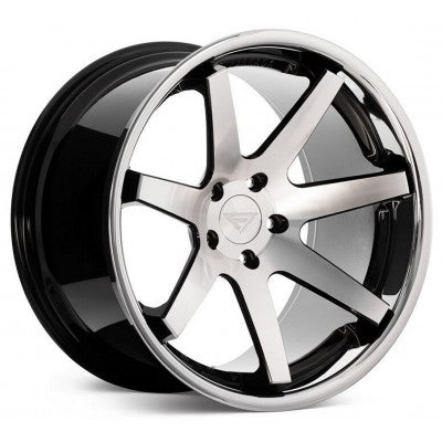 Ferrada FR1 Machine Black w/ Chrome Lip