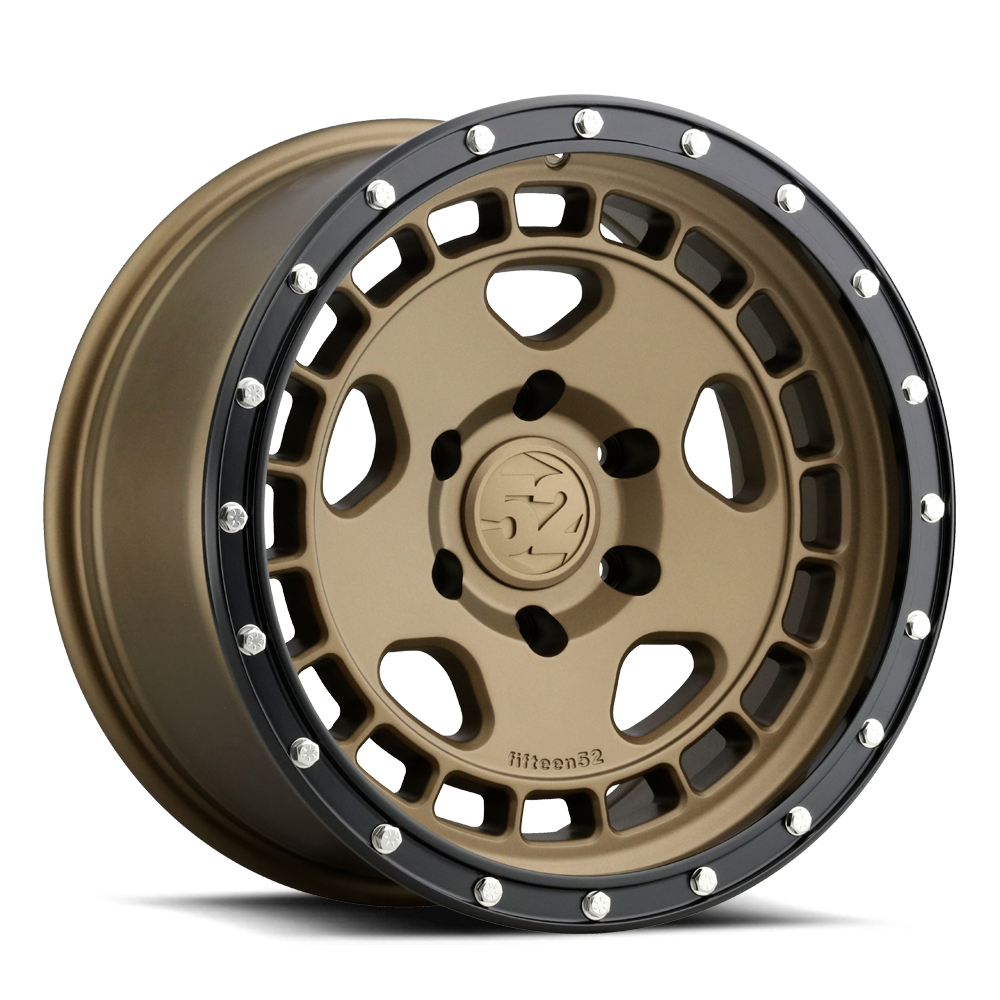 Fifteen52 TURBOMAC HD Block Bronze (Matte Bronze/Satin Black Ring/Steel Hardware)