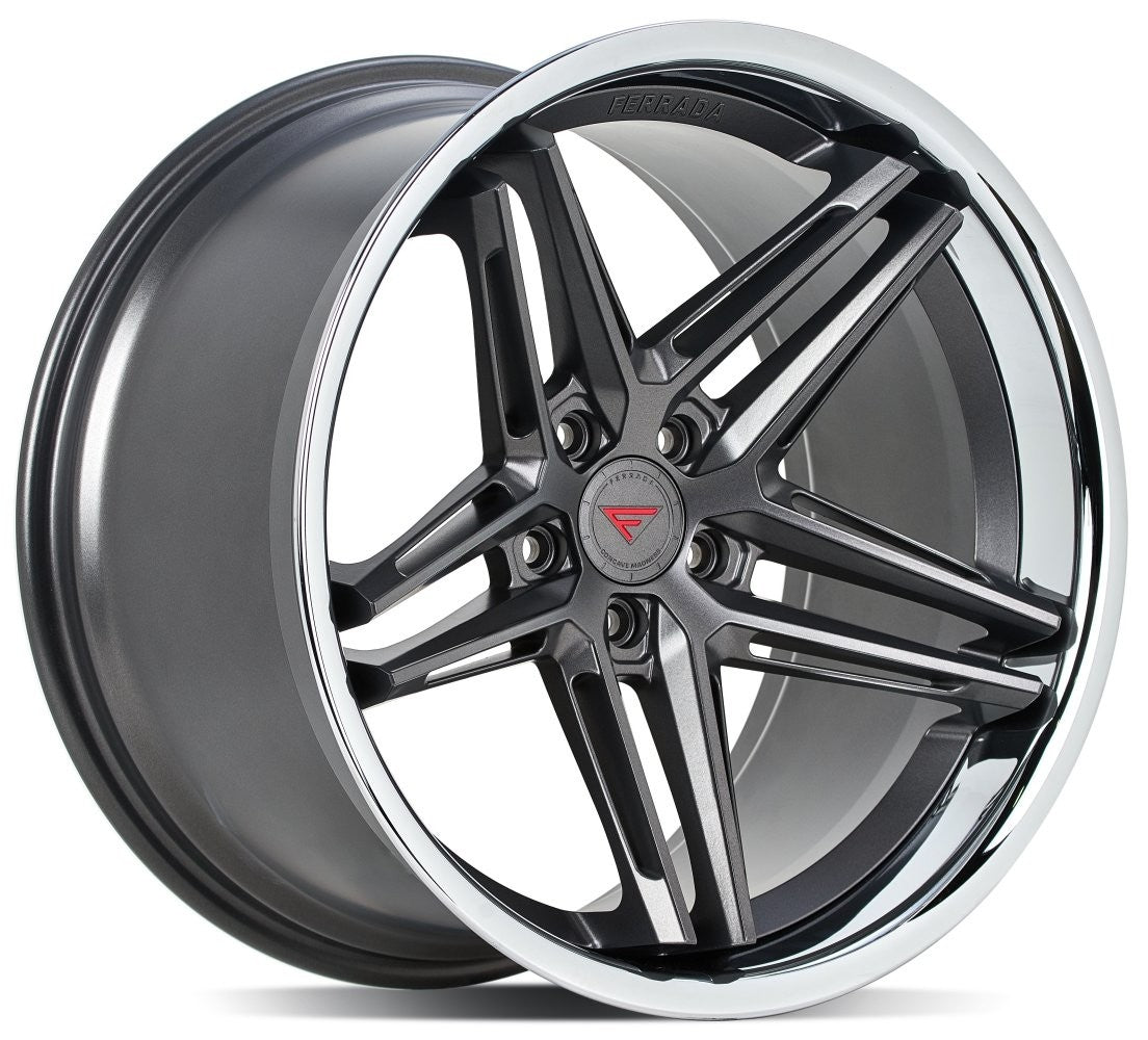 Ferrada CM1 Matte Graphite w/ Chrome Lip