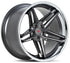 Ferrada CM1 Matte Graphite w/ Chrome Lip