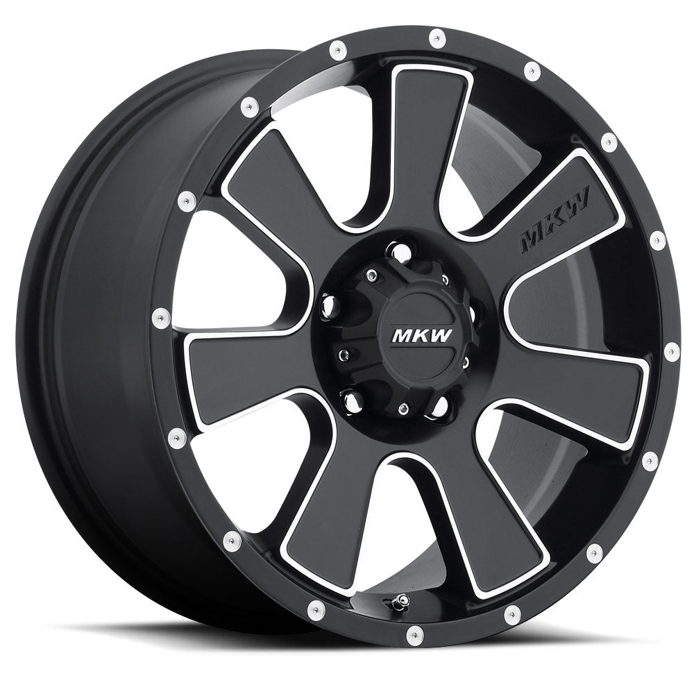 MKW Offroad  M90 Satin Black Machined