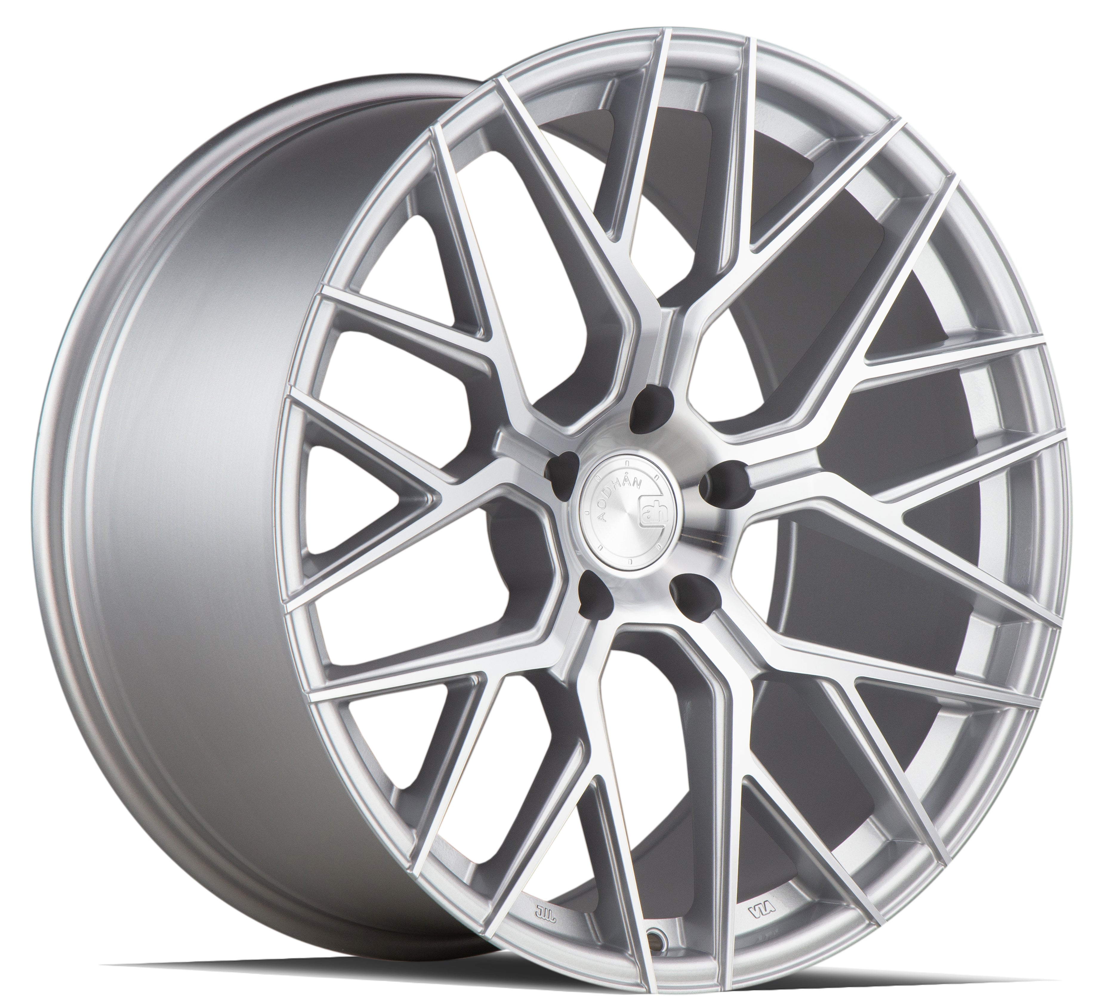 Aodhan AFF9 Gloss Silver Machined Face