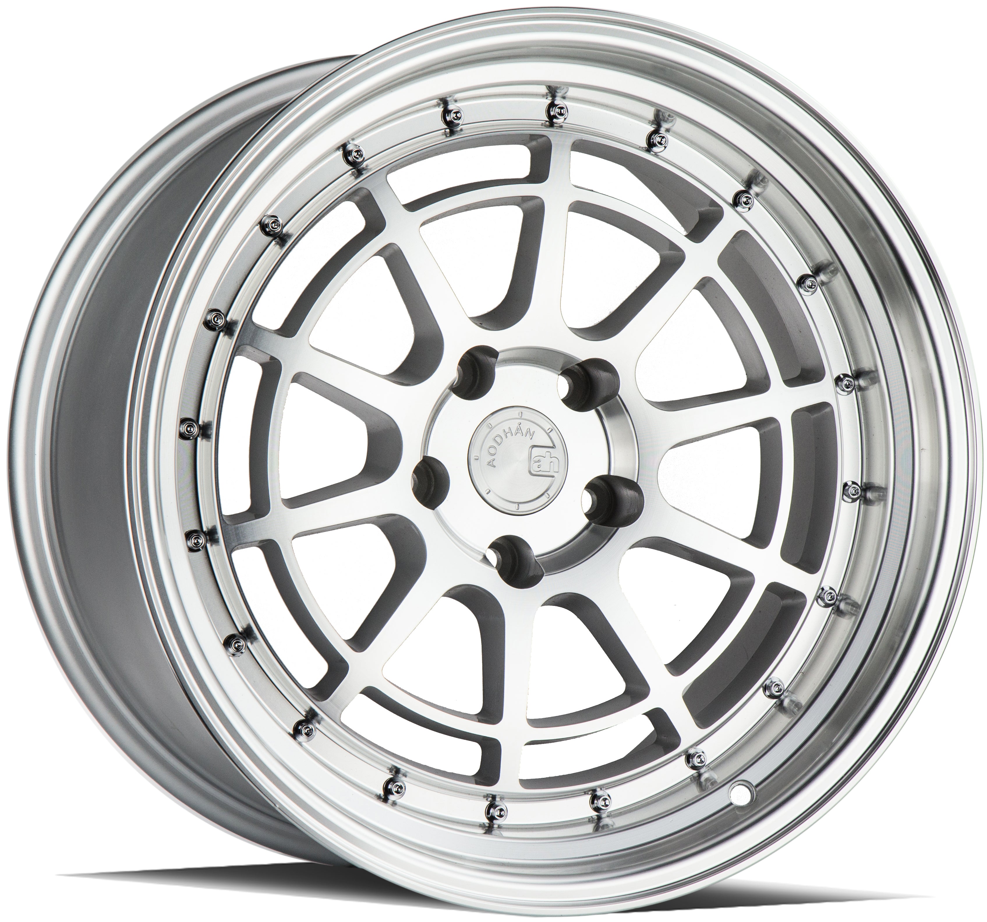 Aodhan Wheels AH04 Silver w/ Machined Lip