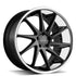 Azad AZ23 Semi Matte Black W/ Chrome Lip