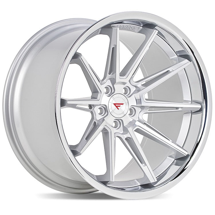 Ferrada CM2 Machine Silver w/Chrome Lip