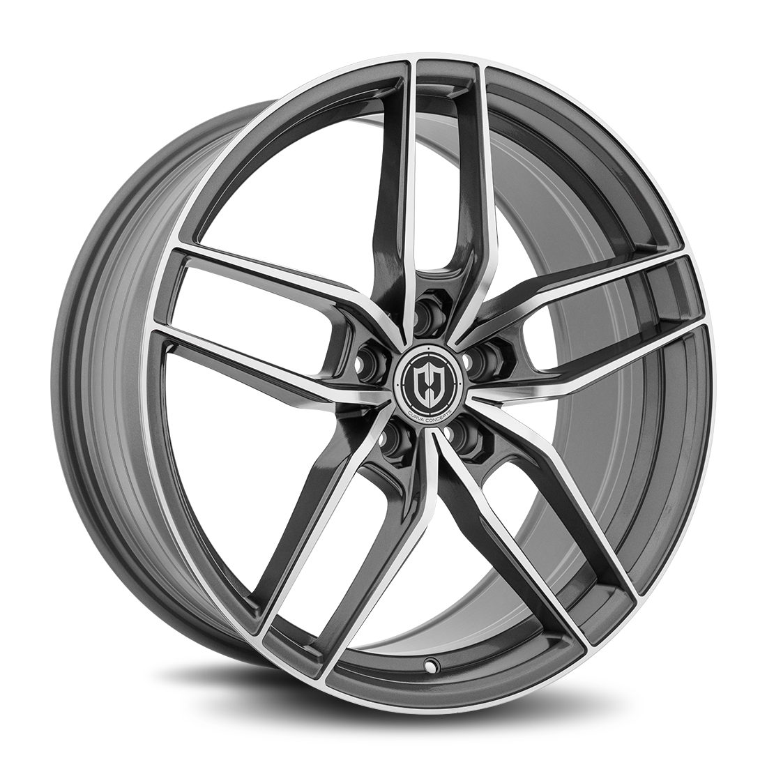 Curva CFF25 Gunmetal w/ Machine Face