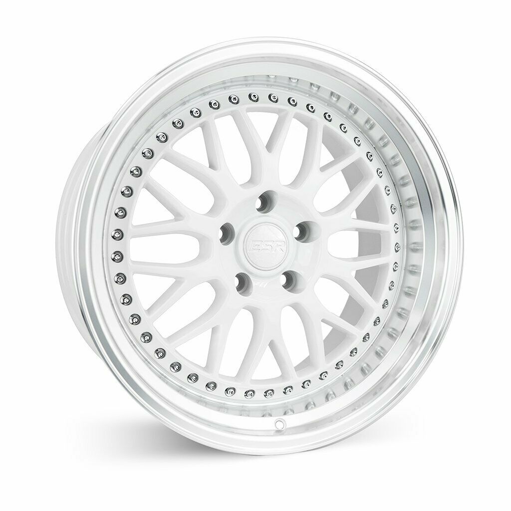 ESR SR01 Gloss White w/ Machined Lip