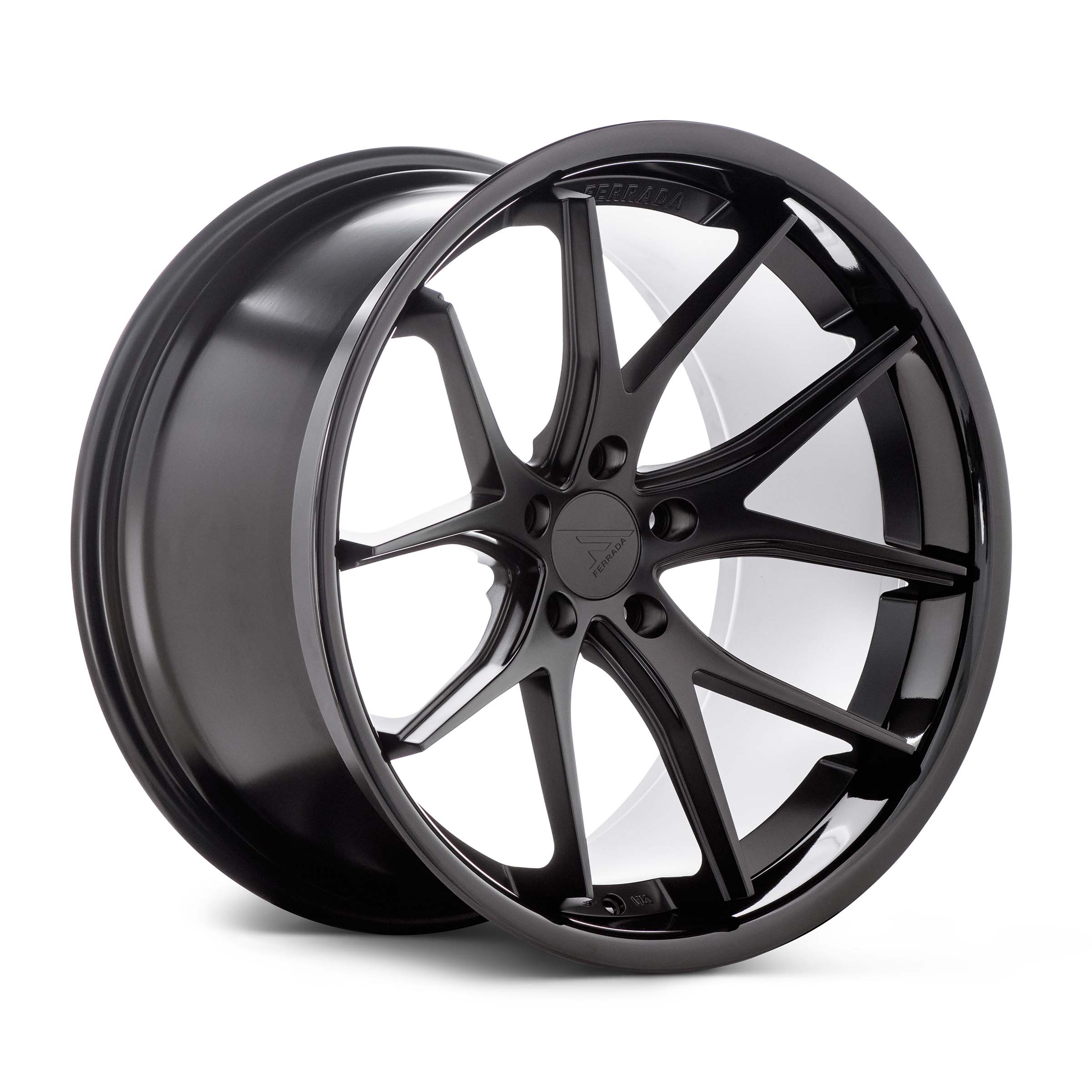 Ferrada FR2 Matte Black w/ Gloss Black Lip