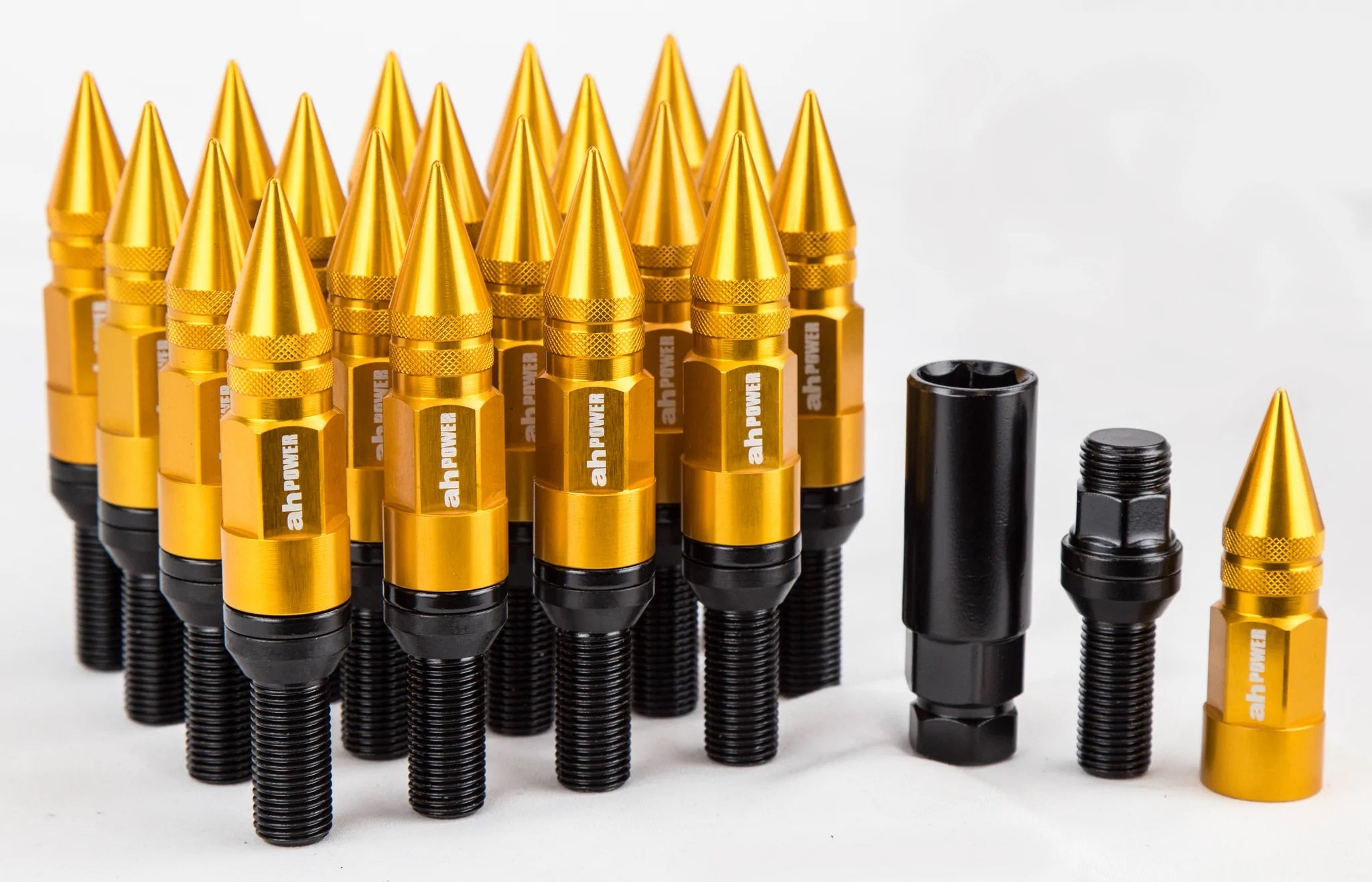 Aodhan Spiked Lug Bolts LB118 - Gold