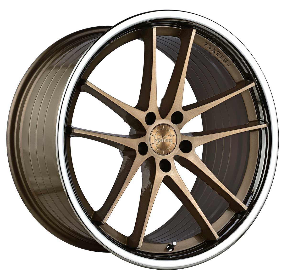 Vertini RFS1.5 Brushed Dual Bronze W/Chrome Lip