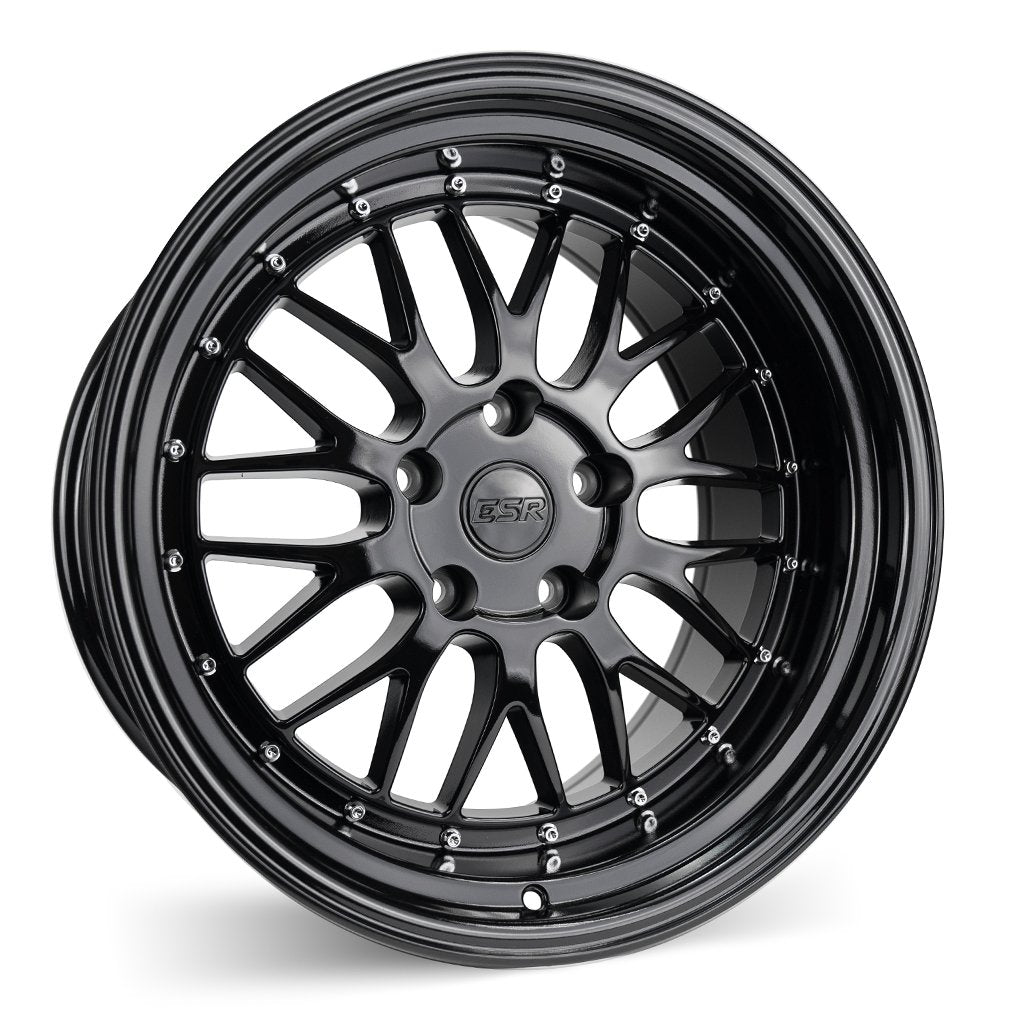 ESR SR05 Gloss Black w/ Chrome Rivets