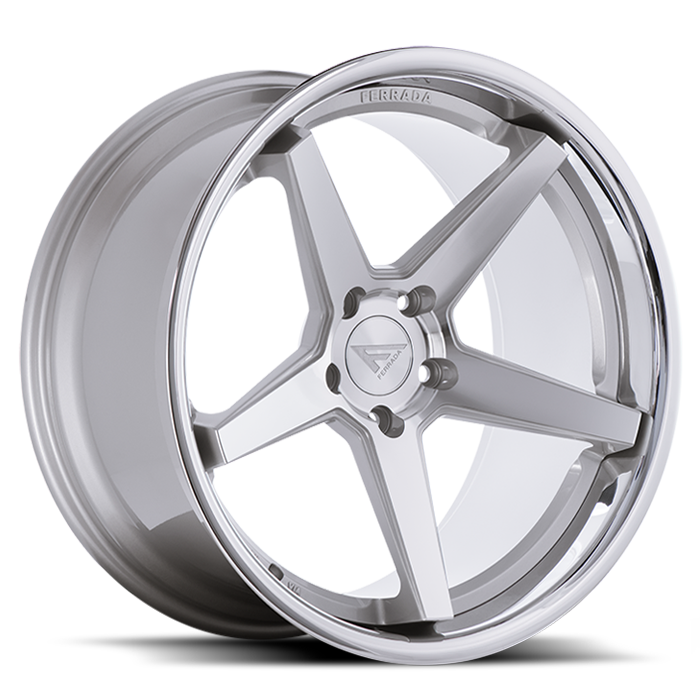 Ferrada FR3 Machine Silver w/ Chrome Lip