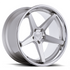 Ferrada FR3 Machine Silver w/ Chrome Lip