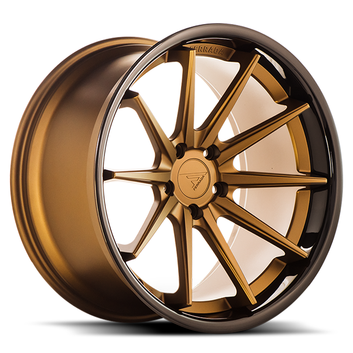 Ferrada FR4 Matte Bronze w/ Gloss Black Lip