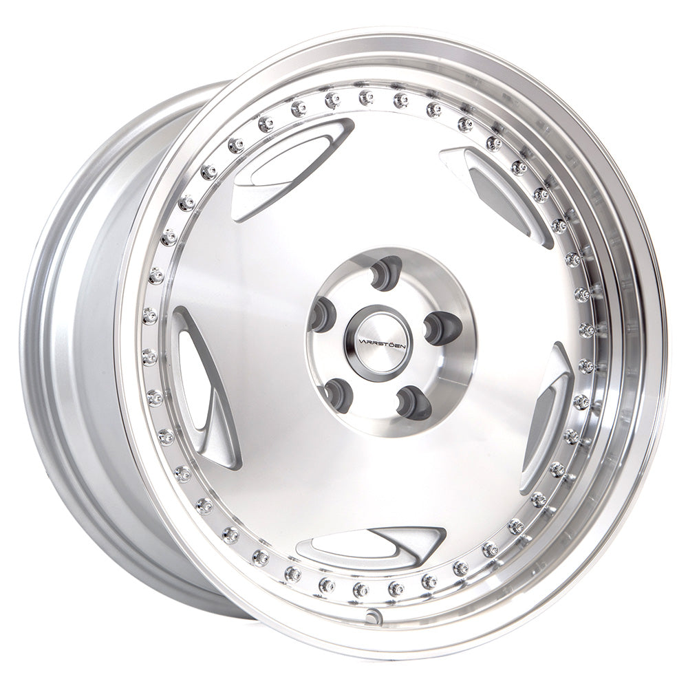 Varrstoen MK6 Gloss Silver w/ Machined Face & Lip