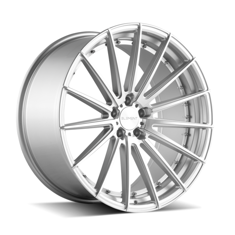 Element EL15 Silver Machined Face W/Chrome Rivets