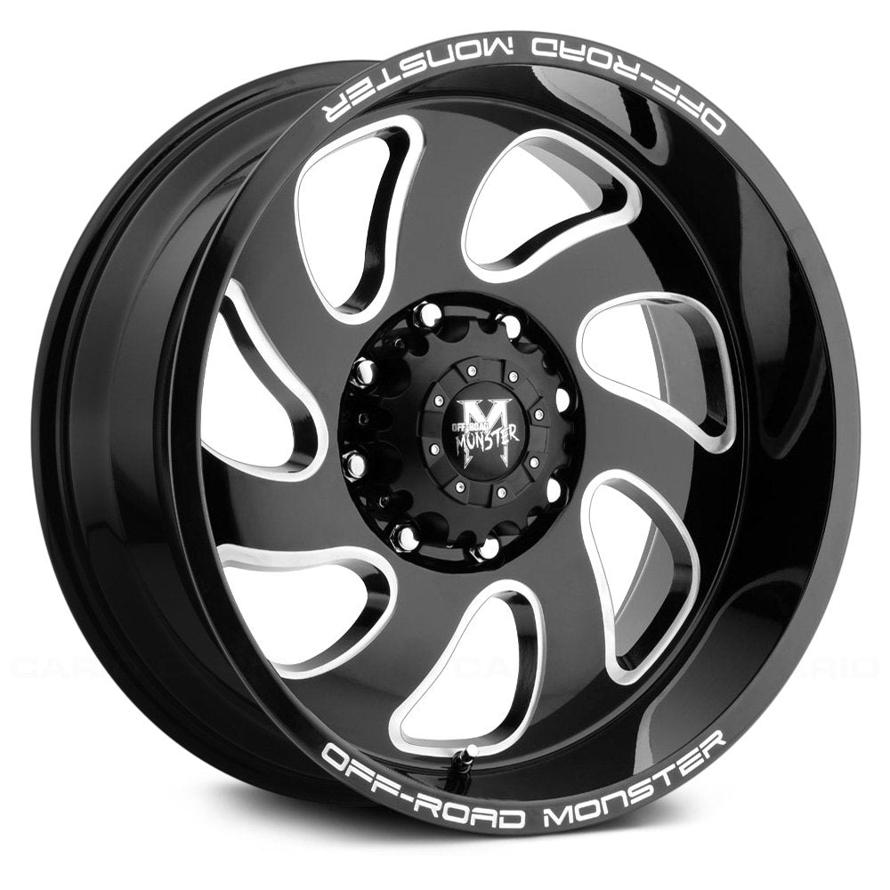 Off-Road Monster M07 Gloss Black Machined