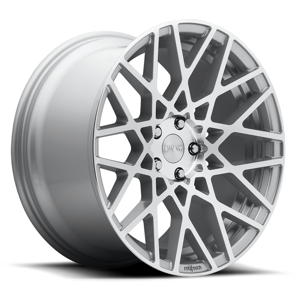 Rotiform R110 BLQ Gloss Silver Machined 
