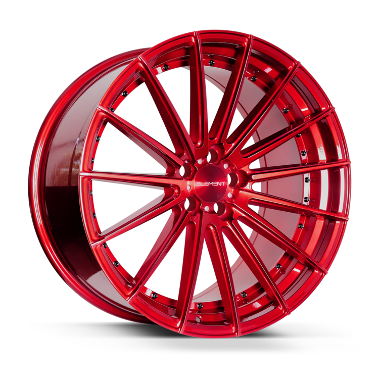 Element EL15 Brushed Candy Red W/Black Rivets