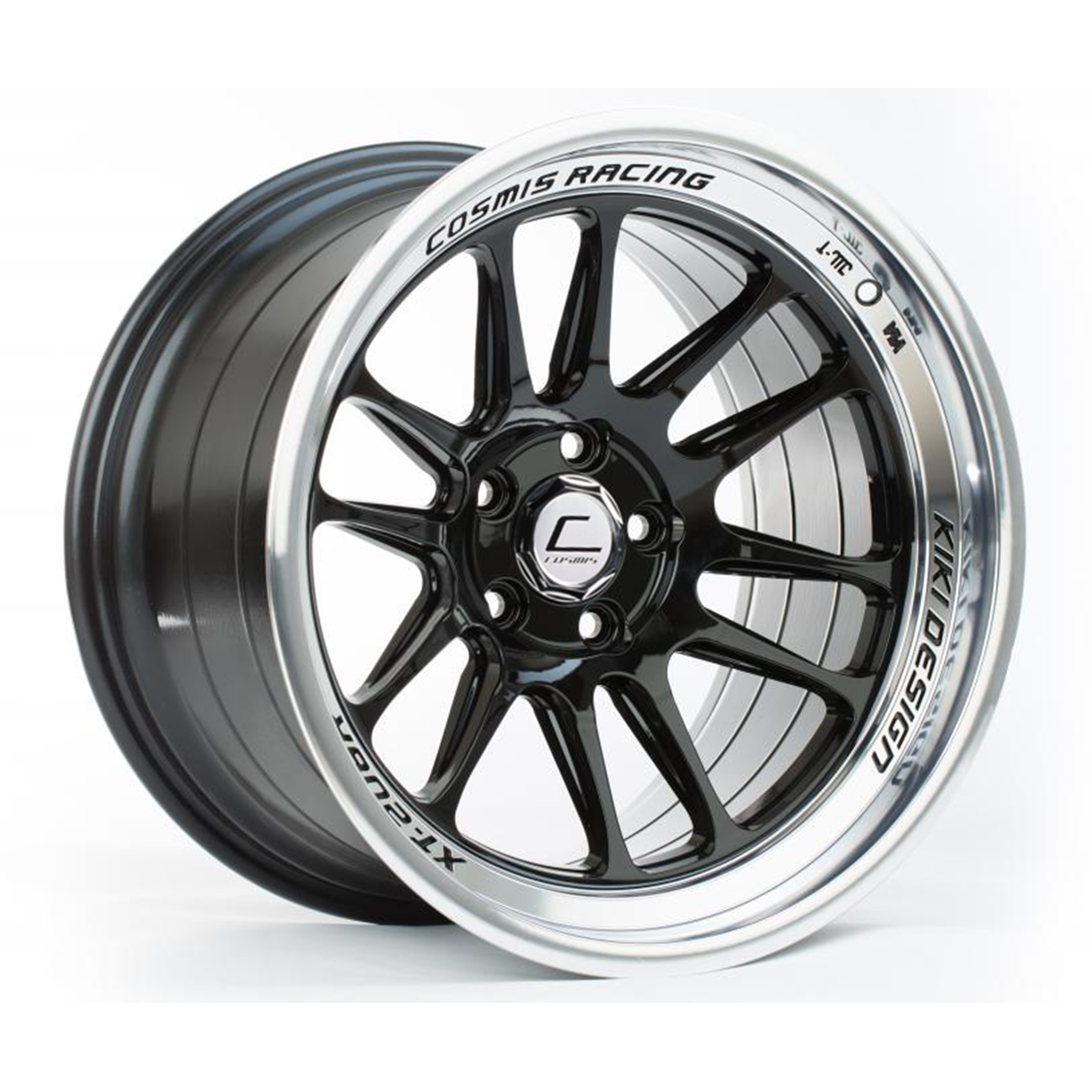 Cosmis Racing XT206R Black w/ Machined Lip