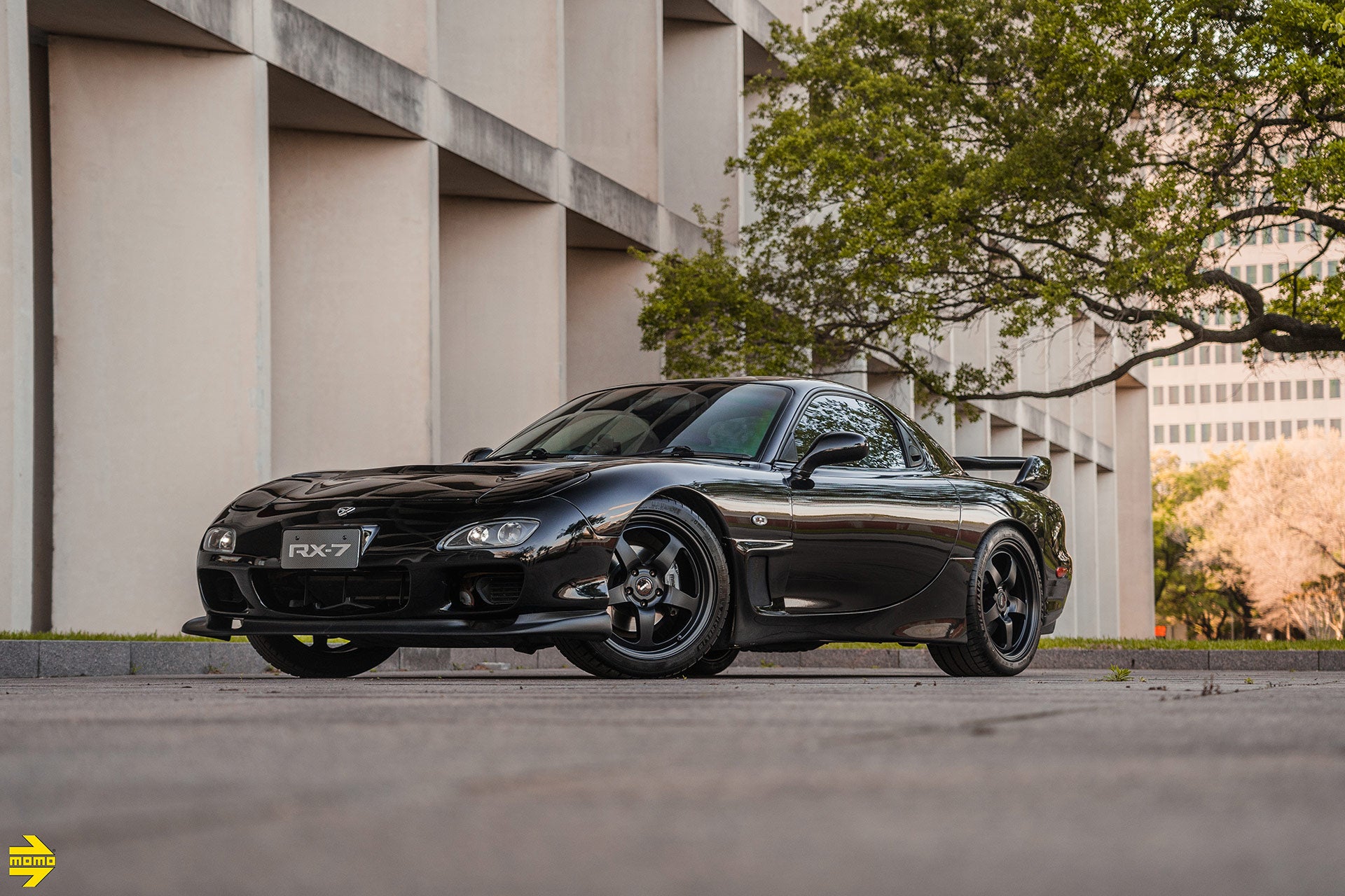 Mazda FD RX7 - Momo Etna Satin Black