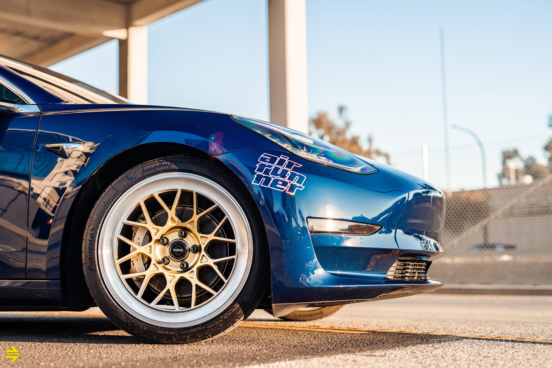 Momo Ferrara Gloss Gold- Tesla Model 3
