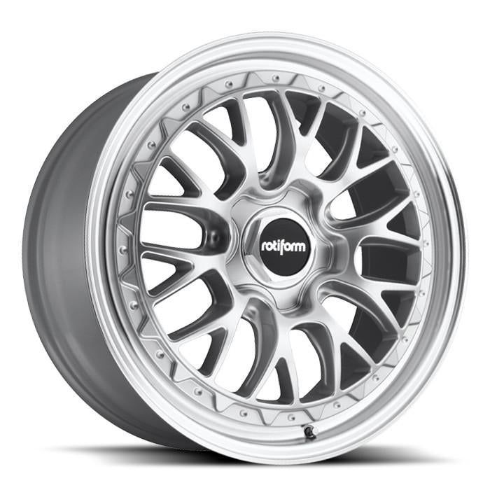 Rotiform R155 LSR Gloss Silver Machined