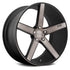 Niche Milan Matte Black Machined W/Double Dark Tint