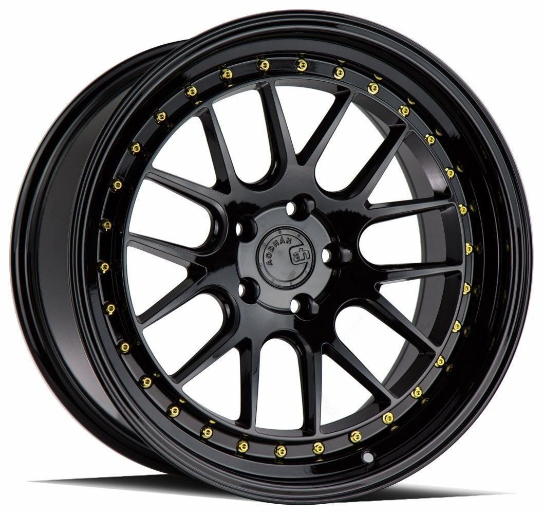 Aodhan DS06 Gloss Black (Gold Rivet)