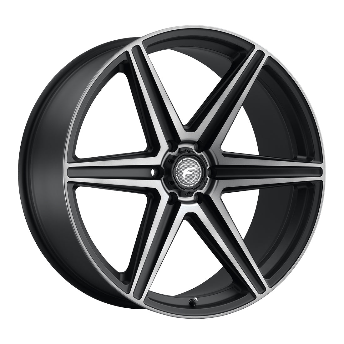 Forgestar X6 Satin Black with Machined Double Dark Tint