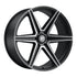 Forgestar X6 Satin Black with Machined Double Dark Tint