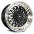 MST MT13 Black W/Machined Lip Gold Rivets