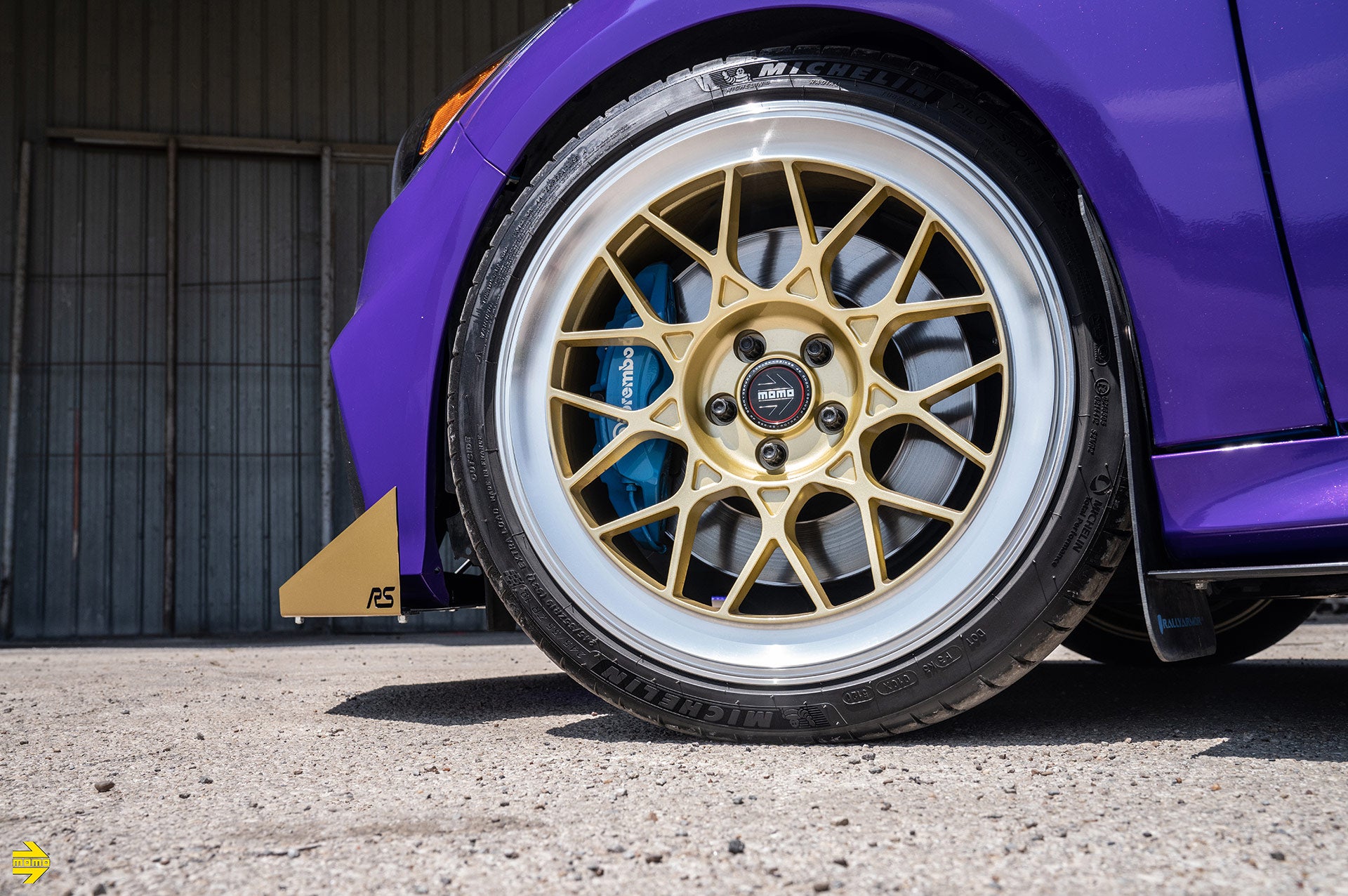 Momo Ferrara Gloss Gold- Tesla Model 3